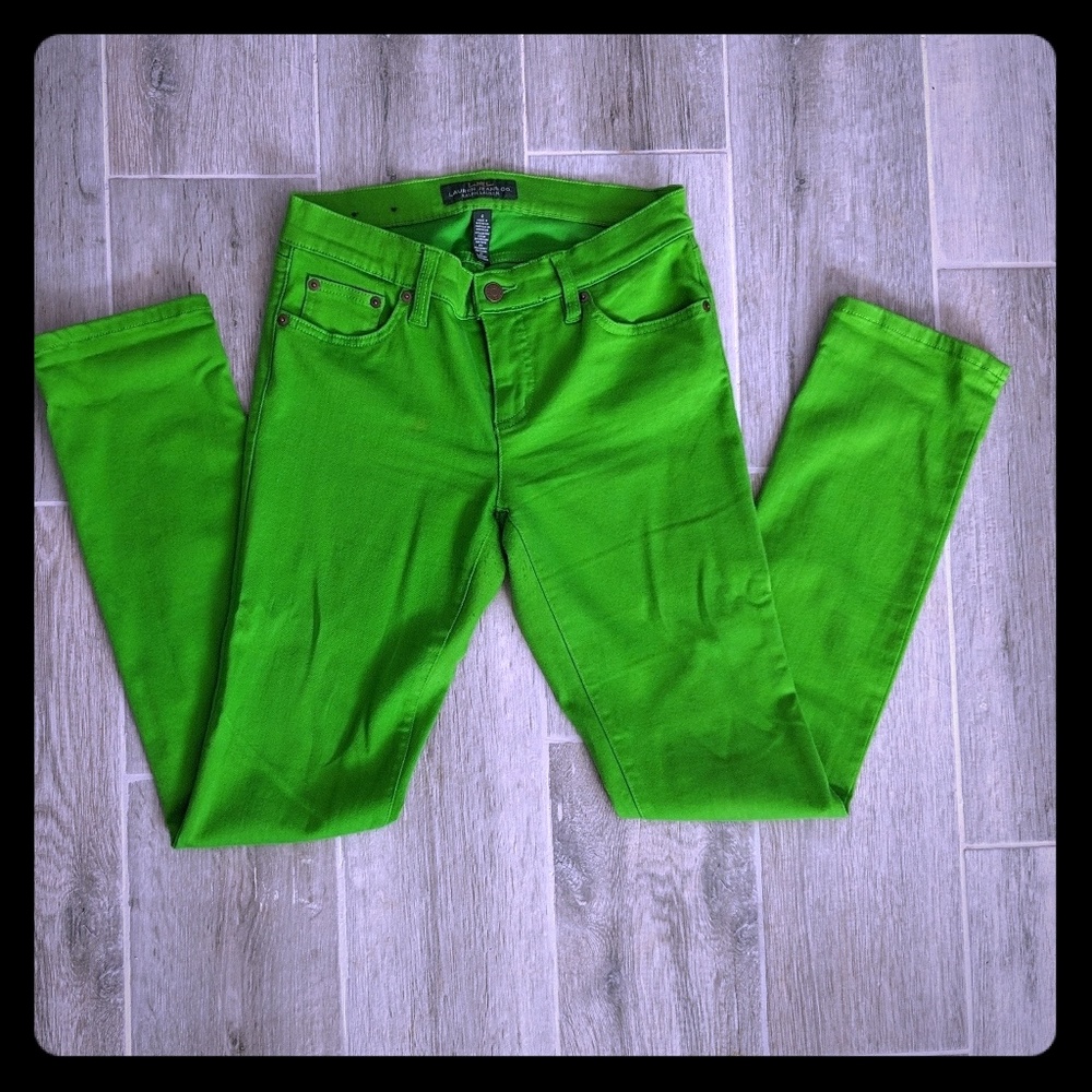 Ralph Lauren LRL Green Jeans size 4